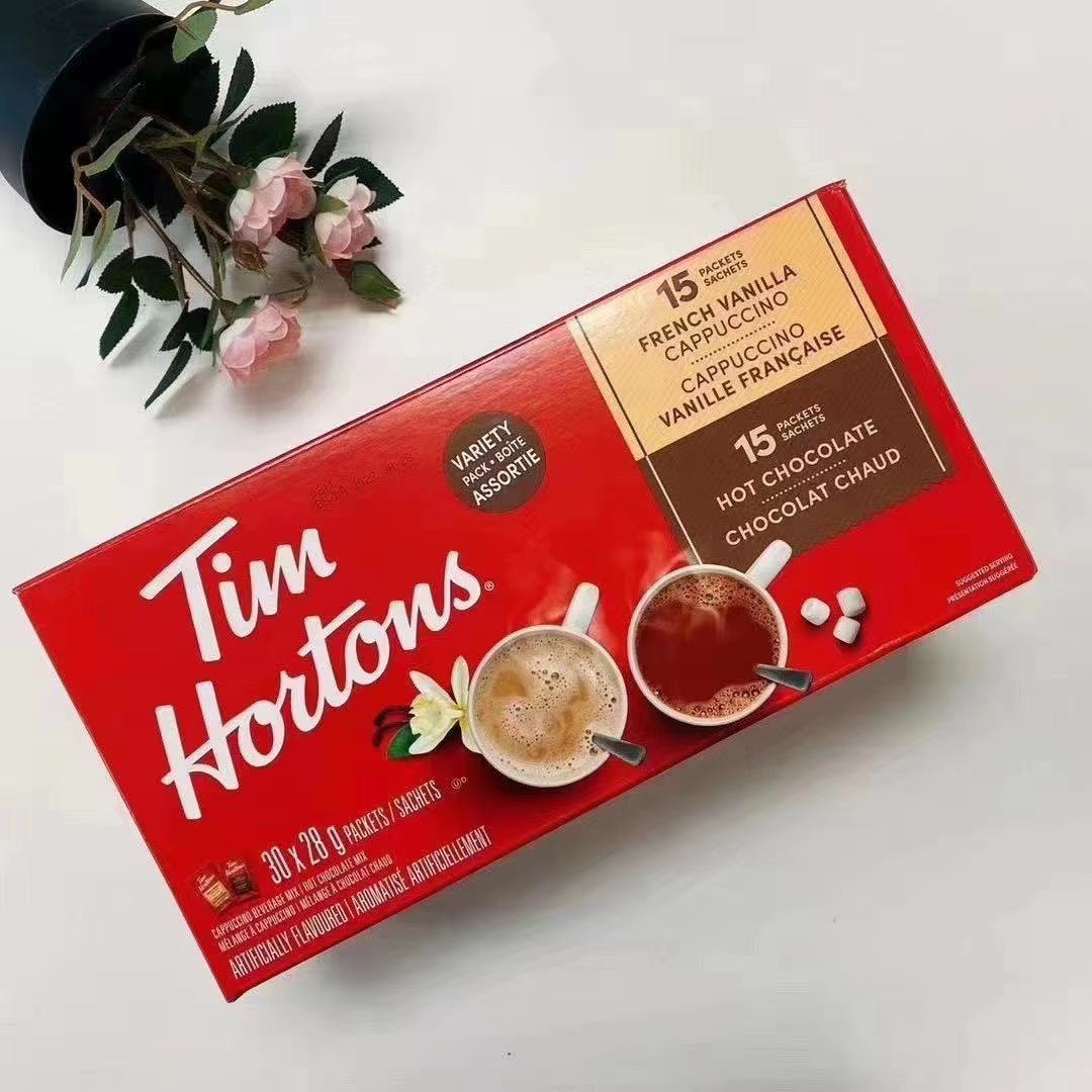 Tim Hortons 热巧克力+香草口味 30袋装