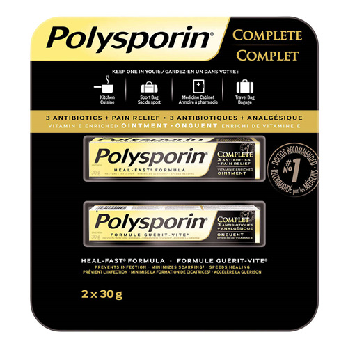 【特价至5月25日】Polysporin烫伤创伤膏 液体创可贴2x30g