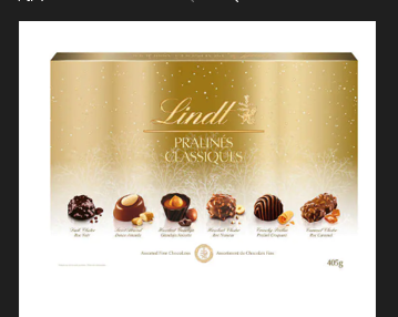 【特价至12月22日】Lindt 瑞士莲巧克力礼盒装37粒 405g