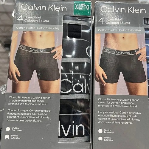 【特价至12月22日】Calvin Klein/CK 男士平角内裤4条装