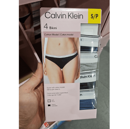 【特价至12月29日】Calvin Klein 女士内裤低腰4条装