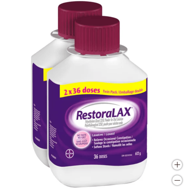 【特价至1月26日】Restoralax通便剂2X612g