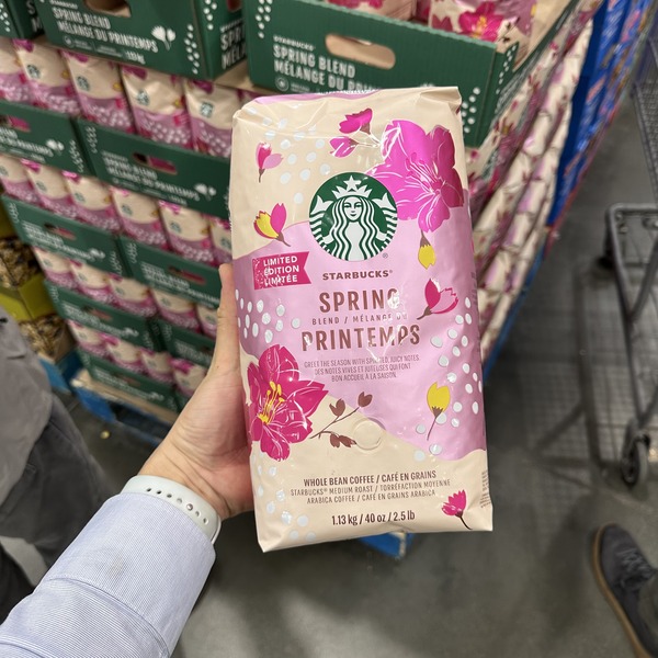 星巴克春季限定咖啡豆（粉色）