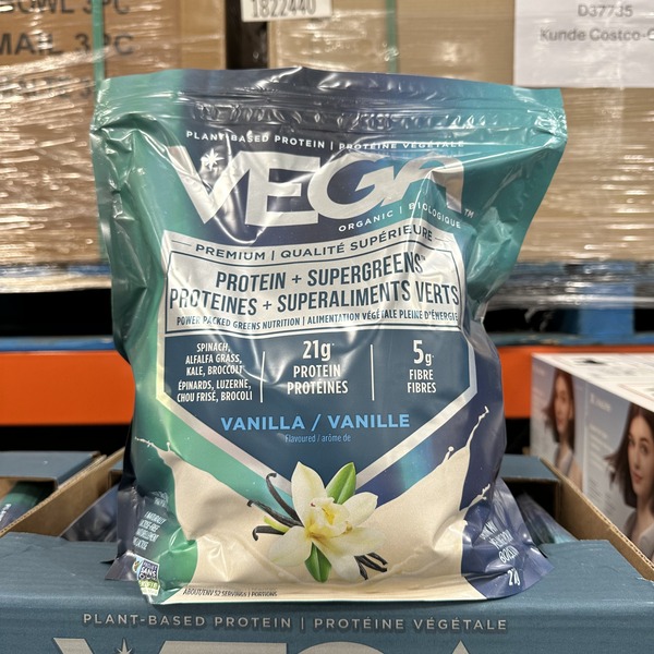 【特价至7月6日】Vega植物绿蔬蛋白粉 2kg 香草味