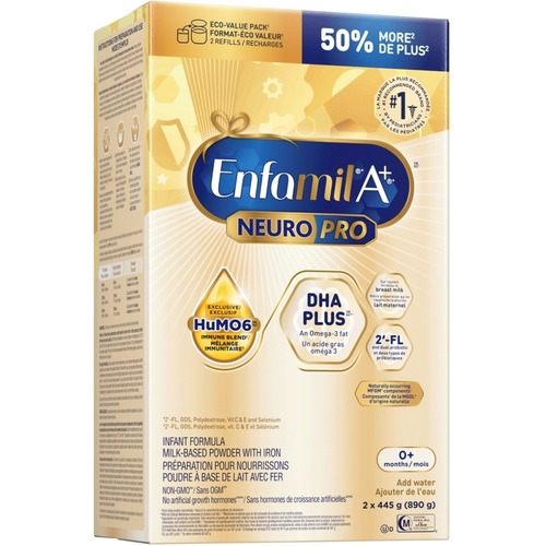 【包邮】美赞臣 Enfamil A+ 一段白金NeuroPro婴儿奶粉 890g